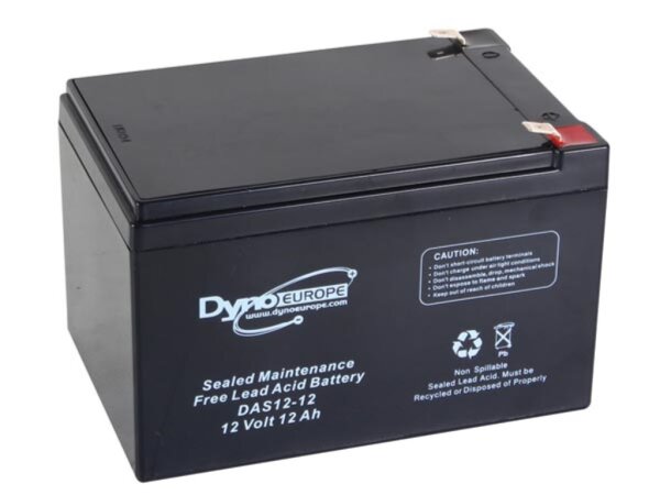 DynoEurope - DAS12-12 - Bleiakku - 12 V - 12 Ah - 150 x 97 x 99 mm
