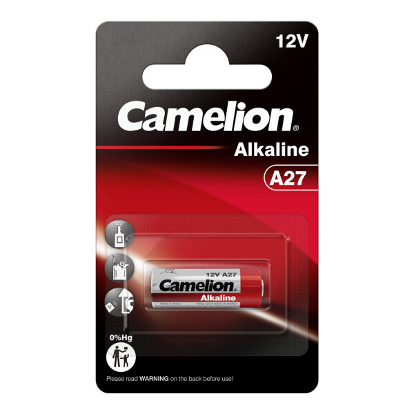 Camelion - LR27A / 27A / L828 - 12 Volt Zink-Mangandioxid - zuverlässige Energie für Ihre Geräte