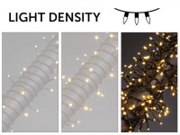 Vellight - V-KUM-12-A-24V-AW-BW - Kuma LED - 12 m - 1020 LEDs - Warmweiß - schwarzes Kabel - Modulator - 31 V