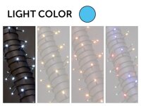 Vellight - V-STE-08-S-24V-CW-GW - Stella LED Lichterkette - 8 m - 120 LEDs - Weiß - grünes Kabel - 24 V