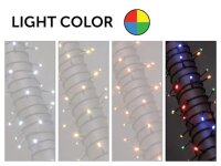 Vellight - V-STE-08-S-24V-MC-GW - Stella LED Lichterkette - 8 m - 120 LEDs - mehrfarbig - grünes Kabel - 24 V