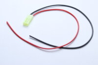 Tamiya - Mini Stecker - Steckerkabel vergoldet, mit 0,75 mm² Silikonlitze, 30 cm