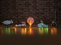 WHADDA - WSL22SET1 - Lern-Bausätze zum Löten - Heißluftballon und Fahrrad im Retro-Design