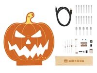 WHADDA- WSXL108 - XL-Lötbausatz - Halloween-Kürbis