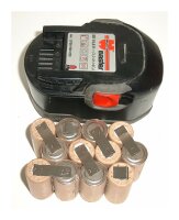 Akkupack für Würth - SD 14,4V - 14,4 Volt zum Selbsteinbau