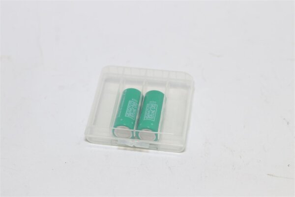 Set - 2x Varta - CR 2/3 AA - 3 Volt 1350mAh Lithium + Batteriebox