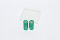 Set - 2x Varta - CR 2/3 AA - 3 Volt 1350mAh Lithium + Batteriebox