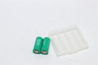 Set - 2x Varta - CR 2/3 AA - 3 Volt 1350mAh Lithium + Batteriebox