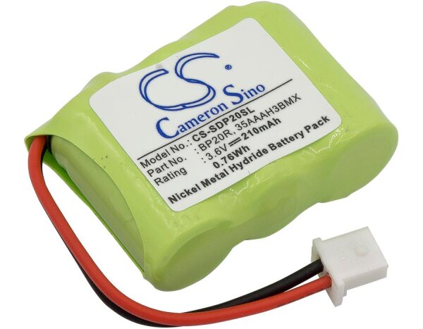 Ersatzakku - CS-SDP20SL - Dogtra BP20R / Receiver 175NCP - 3,6 Volt 210mAh Ni-MH