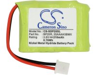 Ersatzakku - CS-SDP20SL - Dogtra BP20R / Receiver 175NCP - 3,6 Volt 210mAh Ni-MH