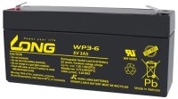 Long - WP3-6 - 6 Volt 3000mAh Pb