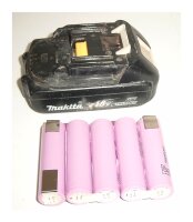 Akkupack für Makita BL1815 - 18 Volt Li-Ion zum Selbsteinbau