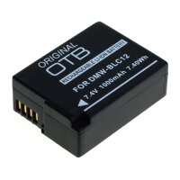 OTB - Ersatzakku kompatibel zu Panasonic DMW-BLC12 - 7,2 Volt 1000mAh Li-Ion