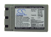 Ersatzakku - CS-NP500 - Konica DR-LB4 / Minolta NP-500 / NP-600 - 3,7 Volt 850mAh Li-Ion
