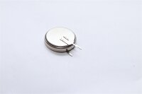 Knopfzelle - CR2450 / BP1 - 3 Volt 550mAh Lithium | mit Pins / Printlötfahnen (++ / -)