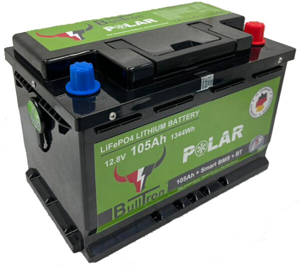 BullTron - LI105B150-12-P - BullTron LiFePO4 12,8V 105Ah Polar