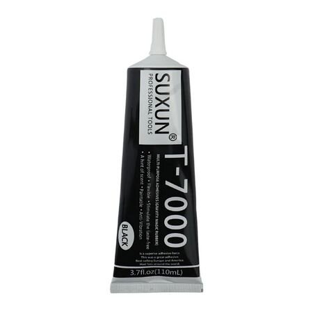 SUXUN - T7000 - Kontaktklebstoff - mit Präzisions-Applikator-Spitze - 110ml - schwarz