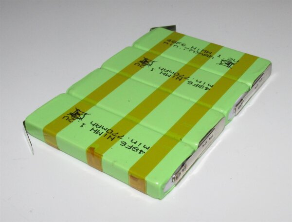 Akkupack für DATAPAQ 9000 - 4,8 Volt 750mAh Ni-MH zum Selbsteinbau