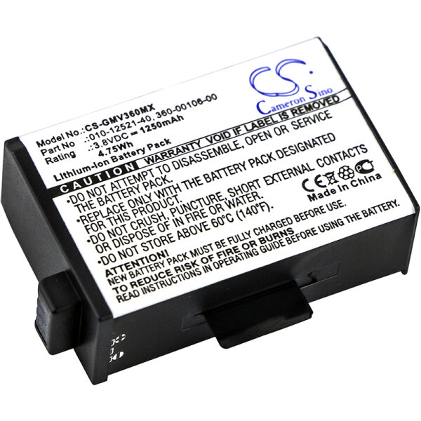Ersatzakku - CS-GMV360MX - für Garmin Virb 360 - 3,8 Volt 1250mAh Li-Ion