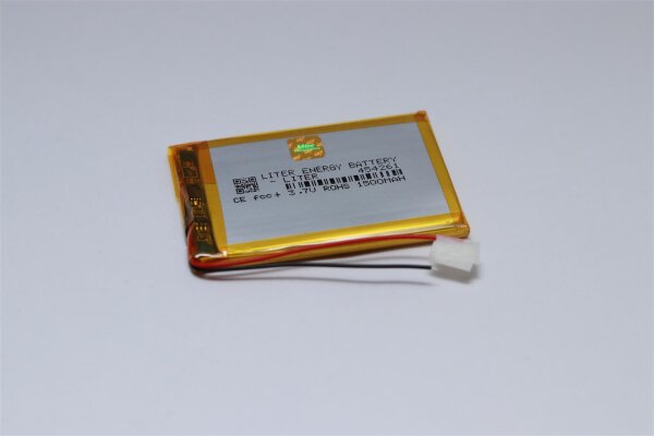 Einzelzelle - 454261 - 3,7 Volt 1500mAh Li-Polymer