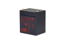 CSB - GP1245 F1 - 12 Volt 4,5Ah Pb - Faston 4,8mm