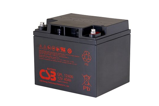 CSB - GPL12400 - 12 Volt 40Ah Pb - M6 Innengewinde