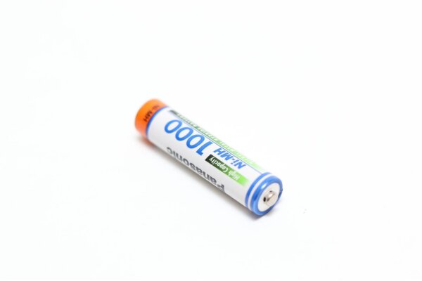 Panasonic - BK-4HGAE - Micro AAA - 1,2 Volt 1000mAh Ni-MH - lose ohne Ableiter - [Lötfahne]