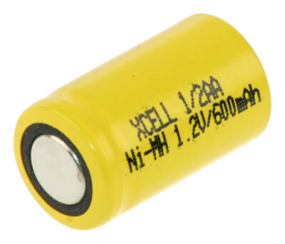 XCell - X1/2AA600 - 1/2 AA - 1,2 Volt 600mAh Ni-MH ohne Lötfahne