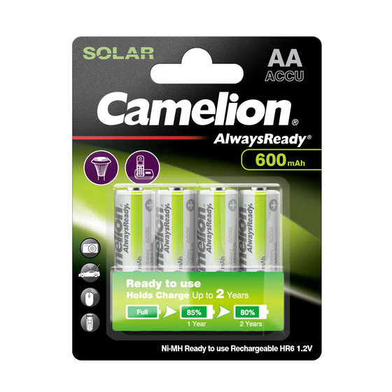 Camelion - HR6 - 1,2V 600mAh Ni-Mh - 4er Blister