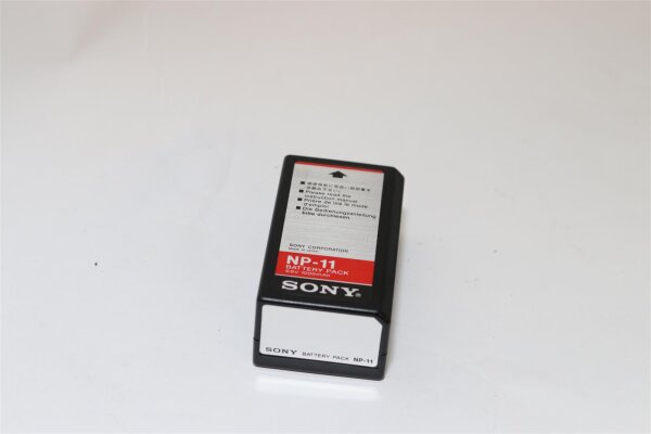 Akkureparatur - Zellentausch - SONY NP-11 - 9,6 Volt  Ni-MH