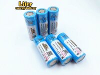 Liter - INR18500 - 3,7 Volt 1600mAh Li-Ion ohne Lötfahne