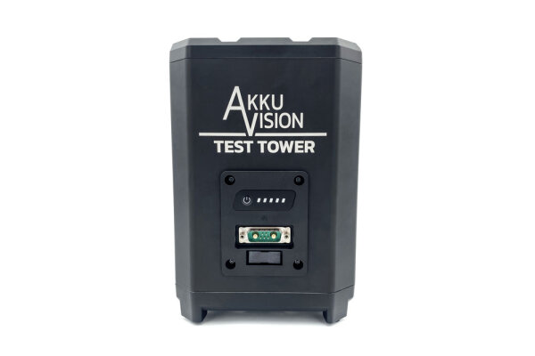 Akku Vision - Test Tower - multifunktionales Werkzeug zur Handhabung von E-Bike-Batterien