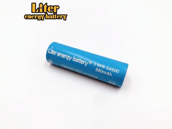 Liter - IMR14500 - 3,7 Volt 880mAh Li-Ion ohne Lötfahne