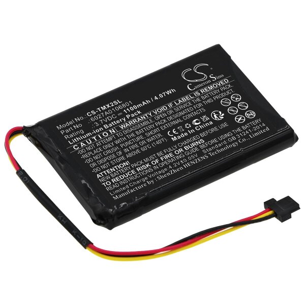 Ersatzakku - CS-TMX2SL - TomTom XL IQ / XL Holiday - 3,7 Volt Li-Ion