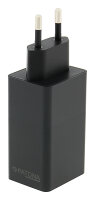 PATONA - Premium GaN PD65W Adapter - 2xUSB-C 1xUSB-A PD3.0 QC3.0 - schwarz
