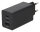 PATONA - Premium GaN PD65W Adapter - 2xUSB-C 1xUSB-A PD3.0 QC3.0 - schwarz