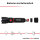 ARCAS - 3 in 1 LED Aluminium Taschenlampe - 350 Lumen - schwarz