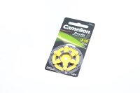 Camelion - A10 - 1,4 Volt Zinc Air - 6er Blister - EOL = Mindesthaltbarkeitsdatum abgelaufen