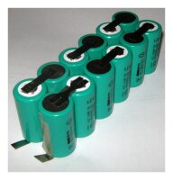 Akkupack für Solac AE 2510 - 14,4 Volt Ni-MH zum Selbsteinbau