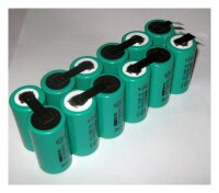 Akkupack für Solac AE 2510 - 14,4 Volt Ni-MH zum Selbsteinbau