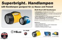 Camelion - SuperBright - "FL-16LED" - 16 helle LED, bis zu 150m Reichweite