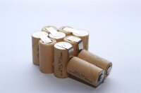 Akkupack für hanseatic AKKUKRAFT NiCd-Akku - 12 Volt zum Selbsteinbau