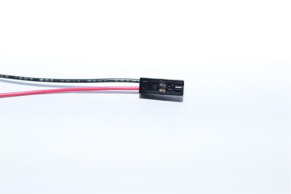 Lumberg - 3114 02 / 3114-02 - Stecker mit Ableiter ca. 30cm - 1 = Schwarz / 2 = Rot