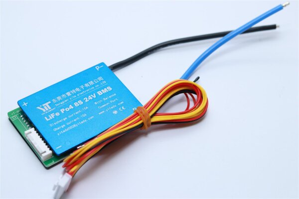 BMS - YT-BMS-516-6M - 8S / 15A / LiFePO4 - 82mm x 56,6mm x 11,2mm mit Balancing-Funktion