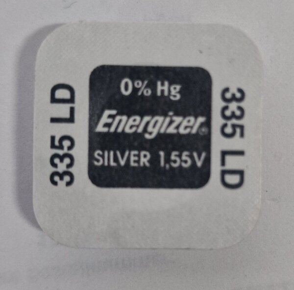 Energizer - 319 / SR527SW / SR64 - 1,55 Volt 18mAh AgO - 10er Pack