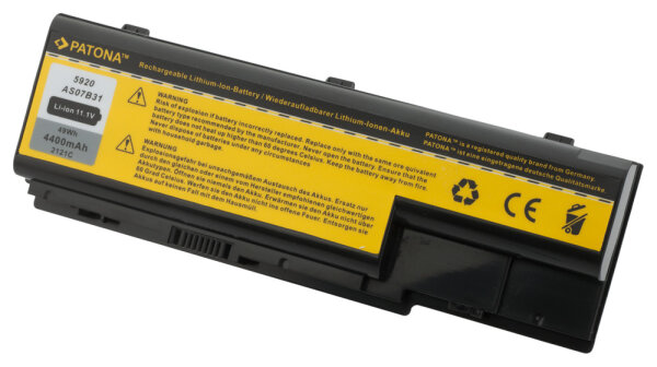 Ersatzakku - Acer AS07B31 - 11,1 Volt 4400mAh Li-Ion