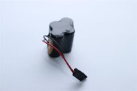 Pufferbatterie - BR-2/3AGCT4A mit Connector IL-L2S-S3L-B(N) - 6 Volt 2400mAh Li-MnO2