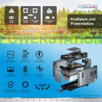 PATONA - Platinum Powerstation Autarc 5000 / 5120Wh PD100W USB-C USB-A QC AC DC / LiFePO4
