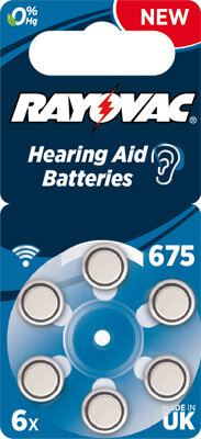 Rayovac - PR44/675 - Zink-Luft Hörgeräte-Knopfzelle - 1,4 V - EOL = Mindesthaltbarkeitsdatum abgelaufen