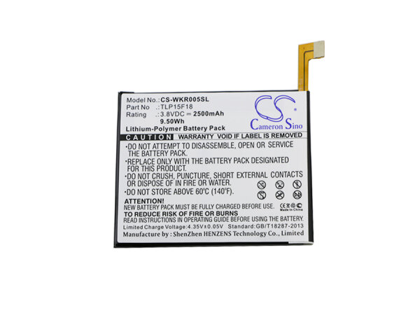 Ersatzakku - CS-WKR005SL / Wiko Rainbow UP / TLP15F18  - 3,8 Volt 2500mAh Li-Ion